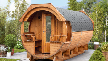planeo sauna barrel Premium Svenja 2 thermo-wood kit